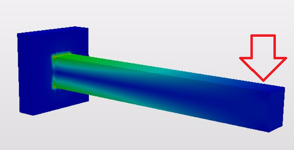 ミーゼス応力を可視化して表示